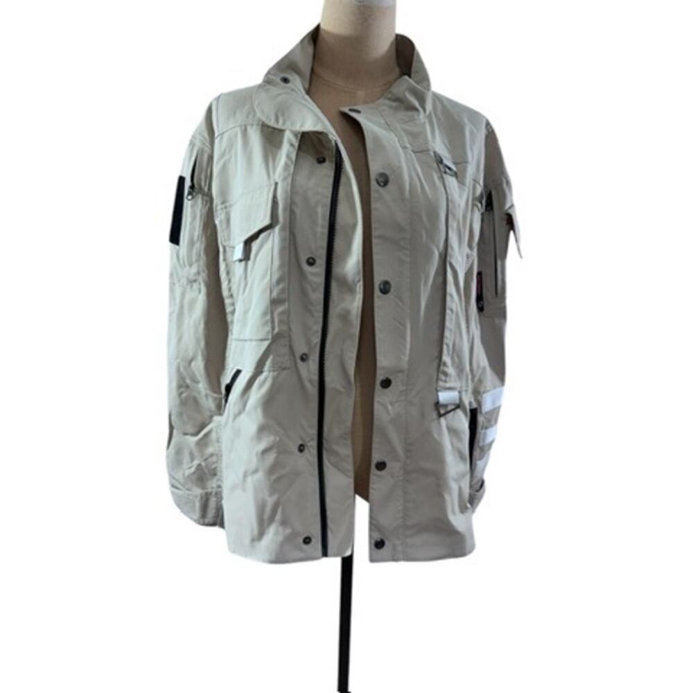 NWT!!"Order Plus"  Jun & Long, Women's Cargo‎ Jacket Size L ,Tactical Jacket,